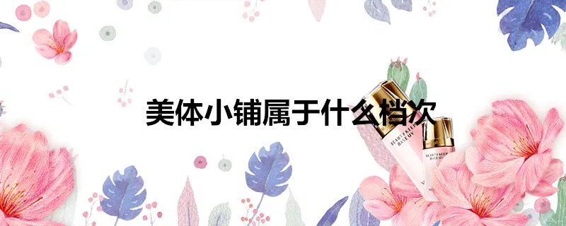 美体小铺属于什么档次