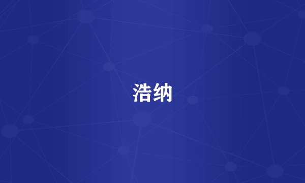 浩纳