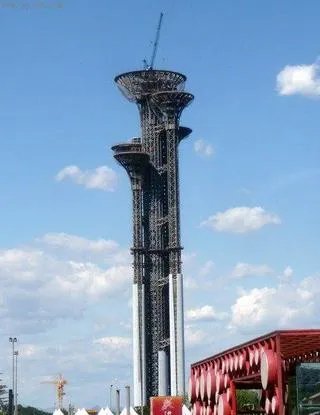 北京奥森公园246米观光塔将向公众开放 网友戏称“大钉子”