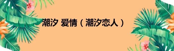 潮汐 爱情（潮汐恋人）