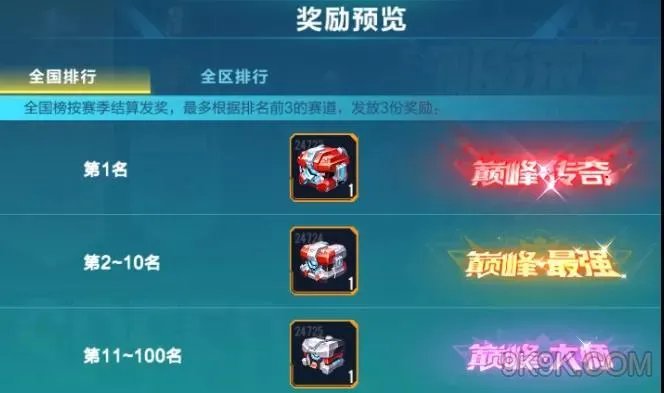 QQ飞车手游极速之巅挑战赛称号奖励攻略
