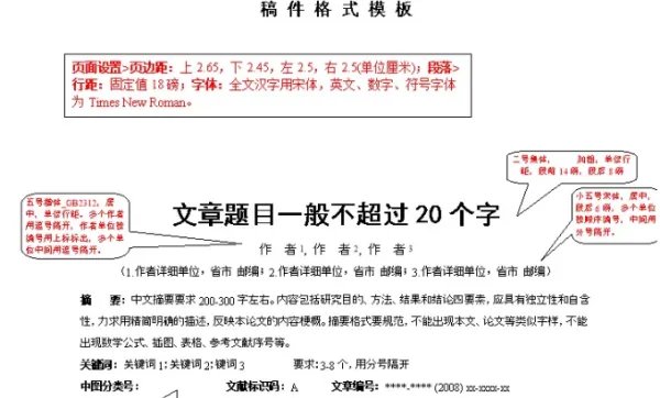 稿件格式是什么呢?