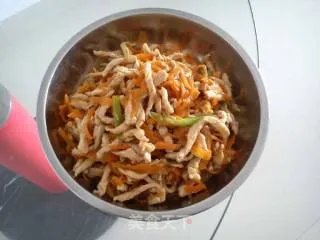 清淡的胡萝卜炒肉丝