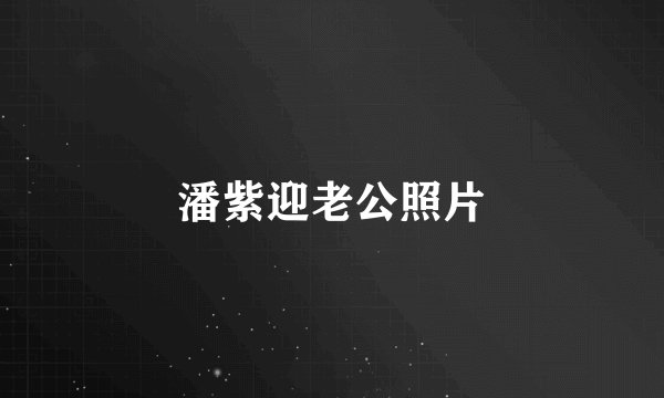 潘紫迎老公照片