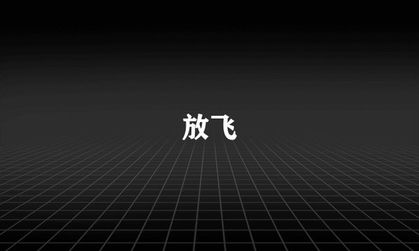 放飞