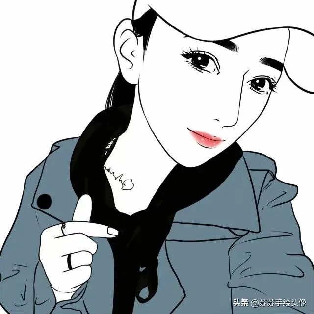 有没有霸气冷酷的黑白灰色系的女生头像?