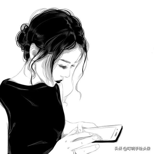 有没有霸气冷酷的黑白灰色系的女生头像?
