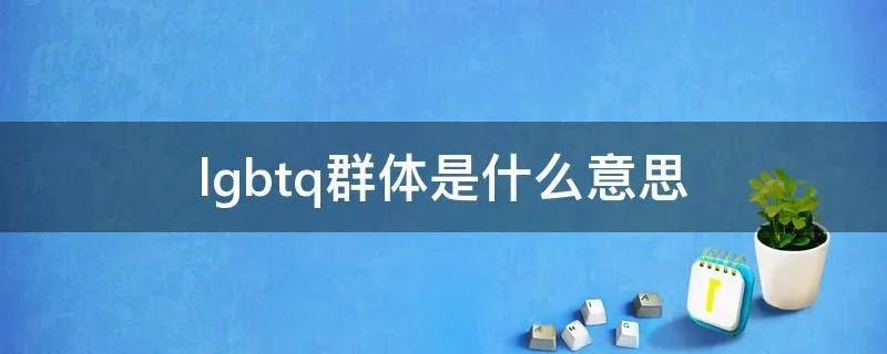 lgbtq群体是什么意思
