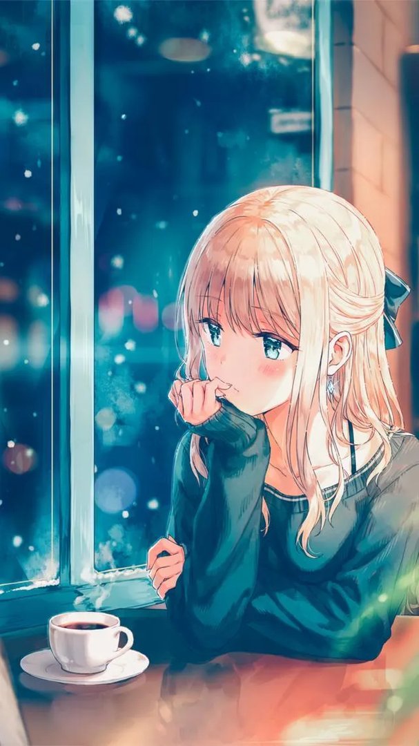 有没有一些好看的背景图或可爱的卡通少女图片？