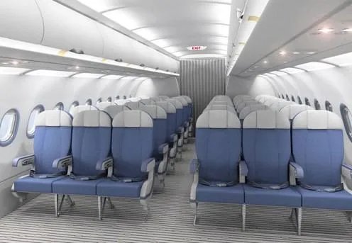 空客a320中的座位分布图是怎样的?