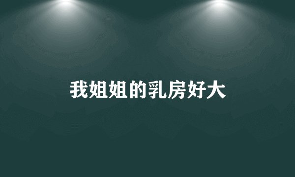 我姐姐的乳房好大
