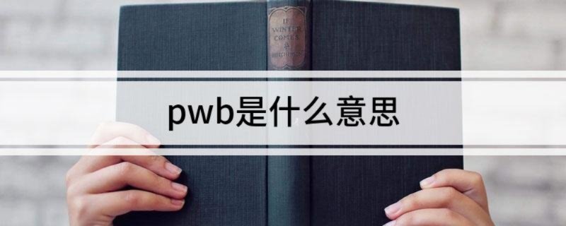 pwb是什么意思