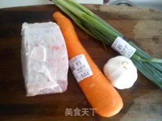 清淡的胡萝卜炒肉丝