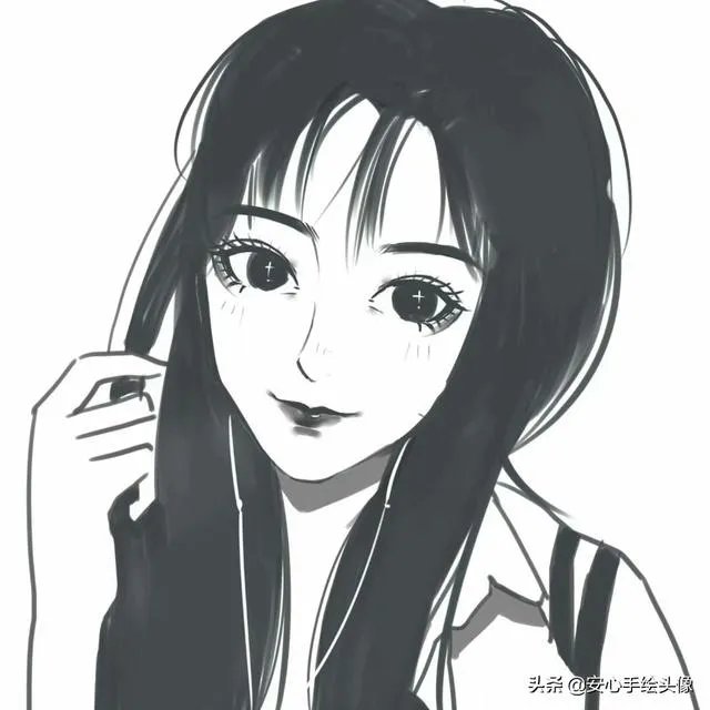 有没有霸气冷酷的黑白灰色系的女生头像?