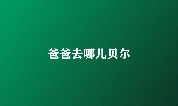 爸爸去哪儿贝尔