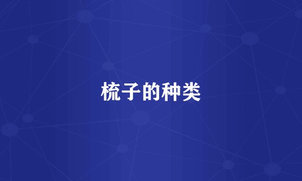 梳子的种类