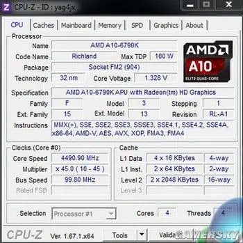 2当家的性能会咋样?AMD A10-6790K APU评测