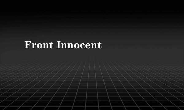 Front Innocent
