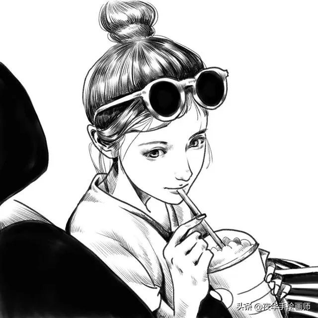 有没有霸气冷酷的黑白灰色系的女生头像?