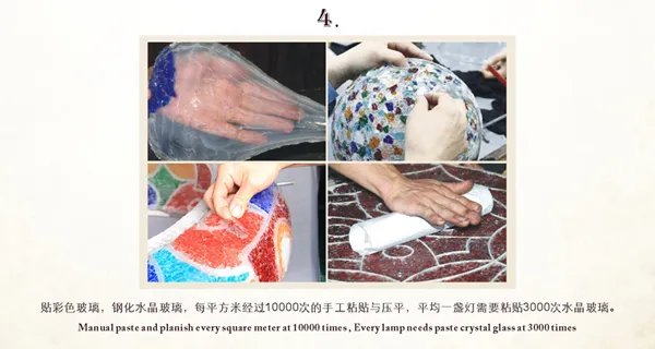 彩色玻璃艺术灯的工艺流程，你知道多少？