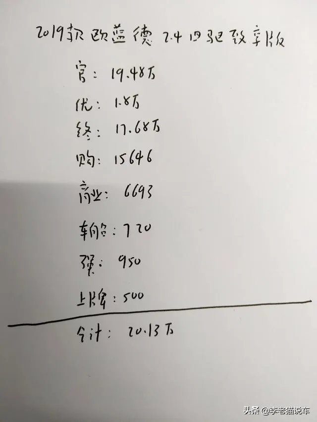 欧蓝德怎么样?给个建议吧?